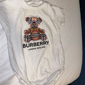 Authentic Burberry Thomas bear jumper/romper
